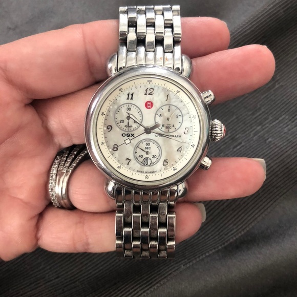 Michele Watch CSX Mother of Pearl face